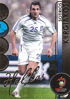 Sotirios Kyrgiakos Greece Panini Euro 2008 Card Collection #70